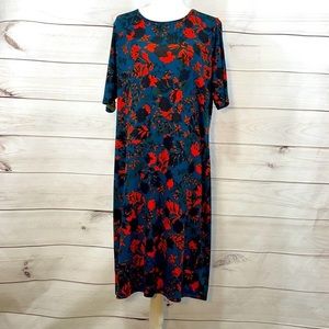 HP LulaRoe Floral Pattern Dress